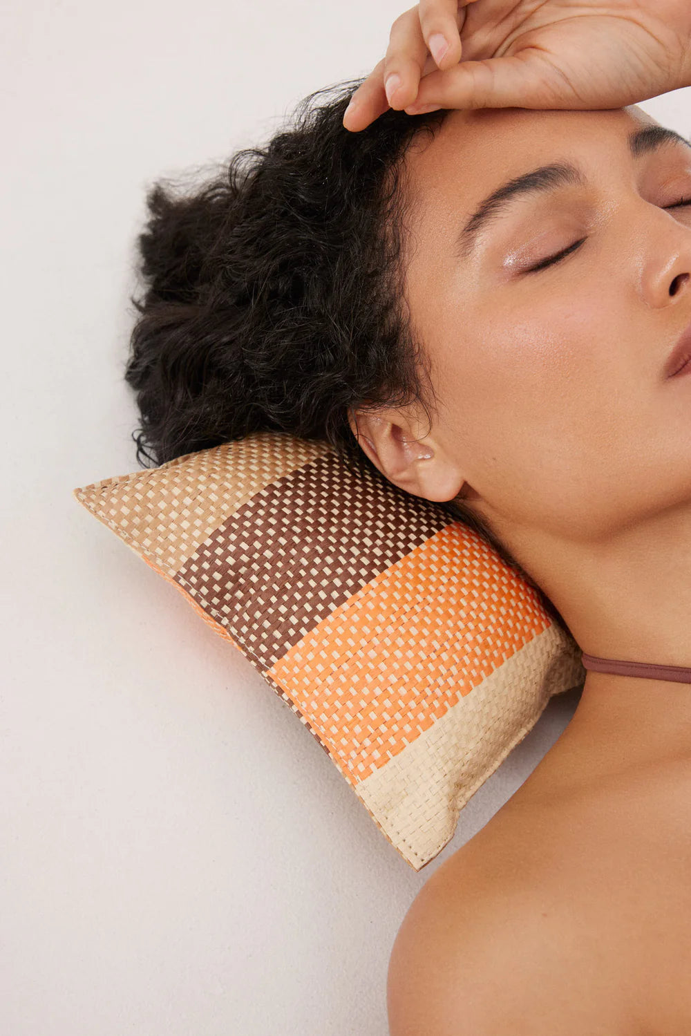 Borsa mare Ysabel Mora a righe multicolor