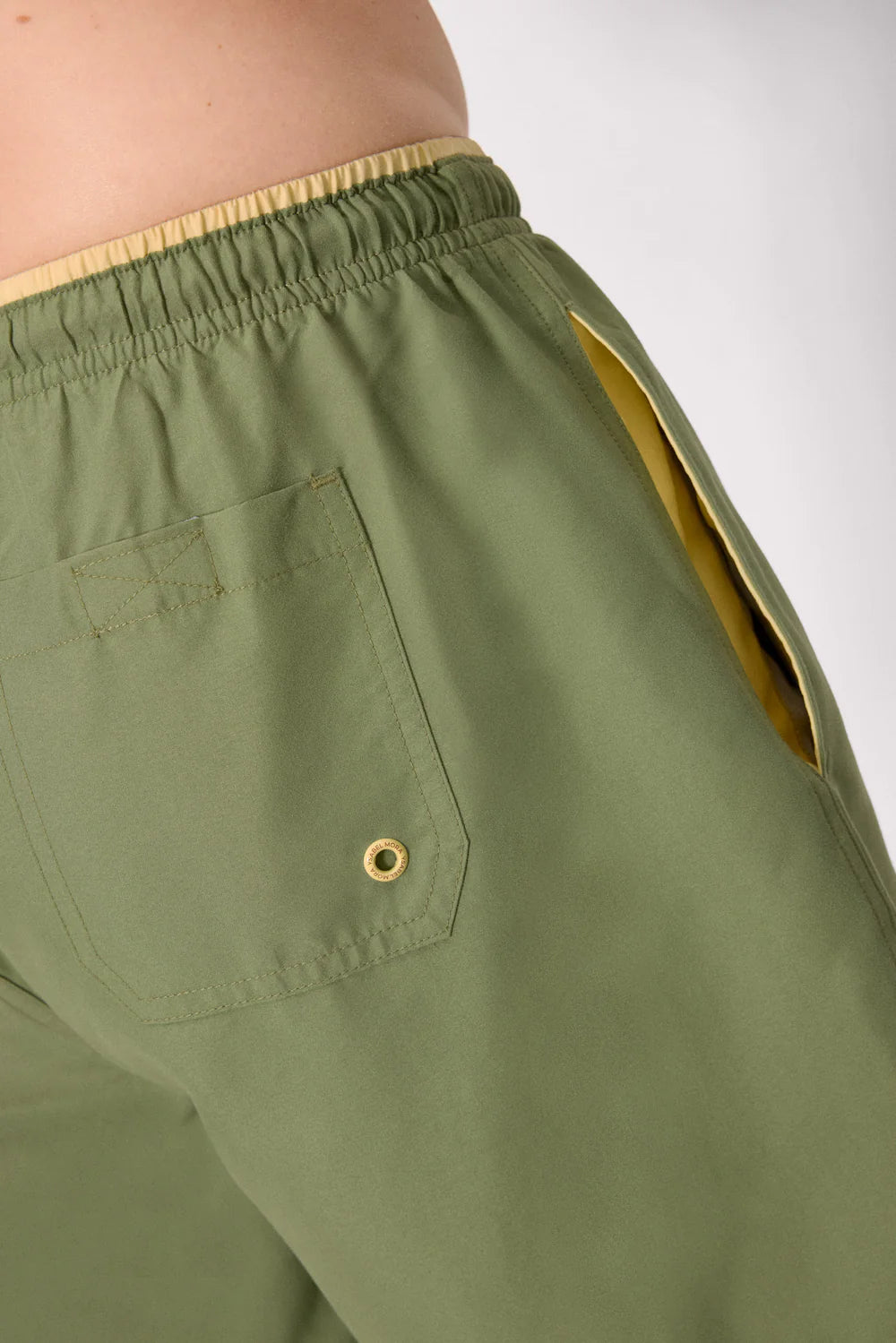 Boxer mare uomo verde oliva con coulisse